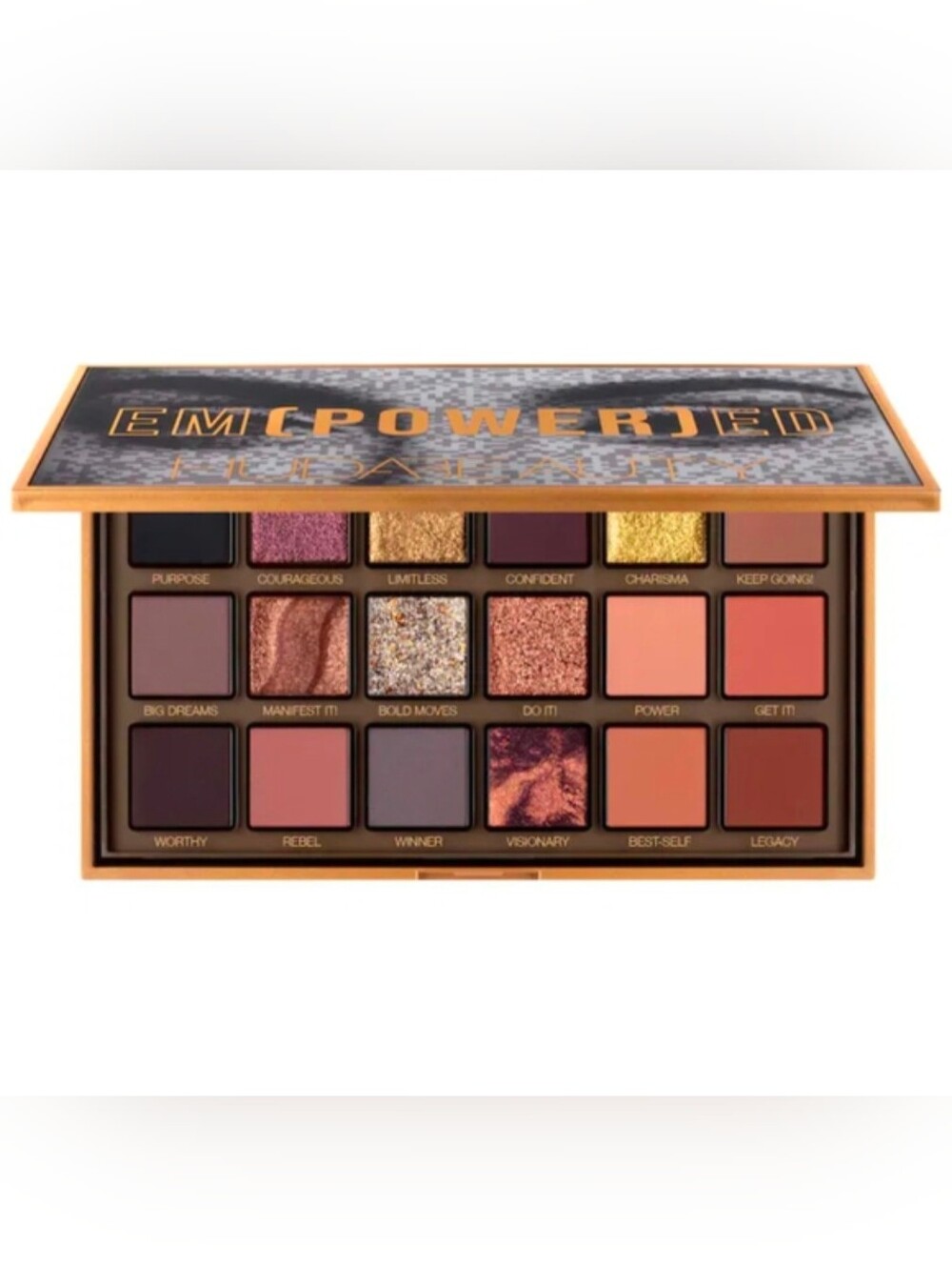 Huda Beauty EMPOWERED EYESHADOW PALETTE-New in Box